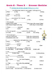 English Worksheet: grammar