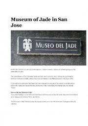 English Worksheet: Museum of Jade
