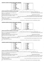 English Worksheet: Social Problems