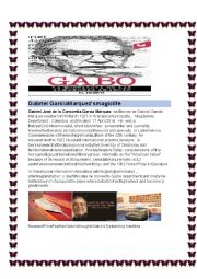 English Worksheet: Gabriel Garcia marquezs Magic life