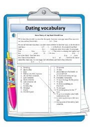 Dating vocabulary