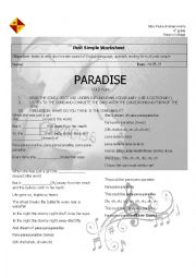 English Worksheet: PAST SIMPLE 