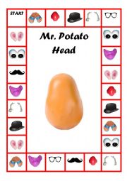 English Worksheet: body parts boardgame