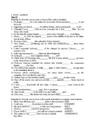 English Worksheet: test