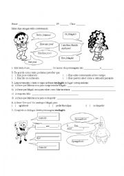 English Worksheet: Basic Dialogues