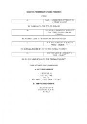 English Worksheet: Ask for permission