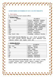 English Worksheet:  Revision for bac. exam