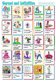 English Worksheet: Gerund and Infinitive