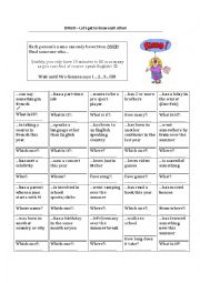English Worksheet: Bingo! Getting to know each other