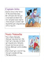 English Worksheet: Pirates