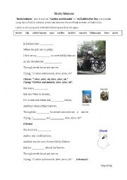 English Worksheet: Molly Malone