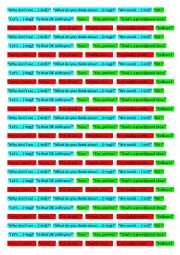 English Worksheet: Making suggestions speaking strips