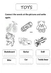 English Worksheet: TOYS