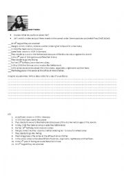 English Worksheet: Anne Frank