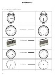Time excercise