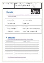 English Worksheet: A Change Is As Good As a Rest