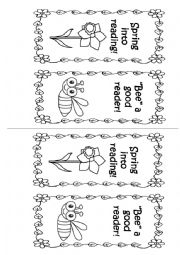 English Worksheet: Spring bookmarks!