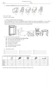 English Worksheet: Happy Street 1 unit 6