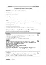 English Worksheet: lesson -plan NEMO lets watch a film 9th