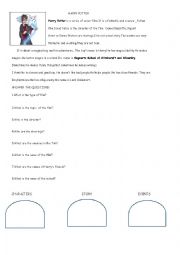 English Worksheet: harry potter