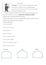 English Worksheet: harry potter