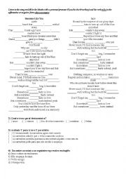 English Worksheet: song someone like you