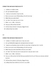 English Worksheet: Present Perfect and Past Simple