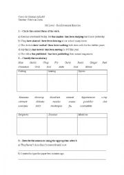 Advanced Test On Present Vs Simple Verb Tenses 