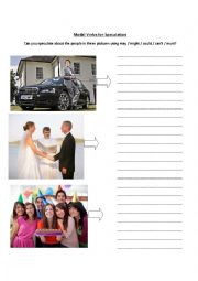 English Worksheet: modal verbs for speculation