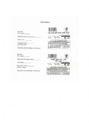 English Worksheet: Practice reading food labels