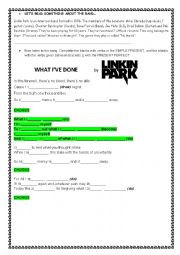 English Worksheet: 