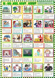 English Worksheet: Be in the past :was wasn�t were weren�t