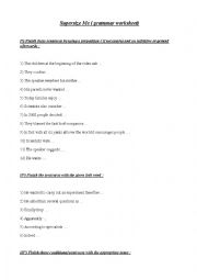 Film: Supersize Me - grammar worksheet