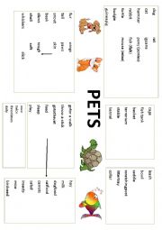 PETS - Vocabulary