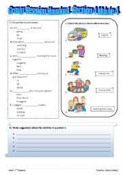 English Worksheet: Making Suggestions