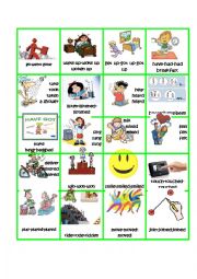 English Worksheet: verbs picture dictionary 3