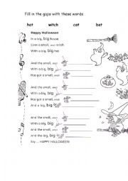 HALLOWEEN WORKSHEET