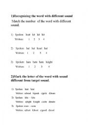 Testing pronunciation and stress and intonation at ELT