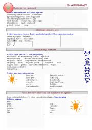 English Worksheet: Infinitive / Gerund