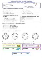 English Worksheet: Grammar Worksheet mixed