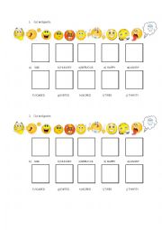 English Worksheet: FEELINGS AND EMOTIONS