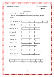 English Worksheet: Relationships group session