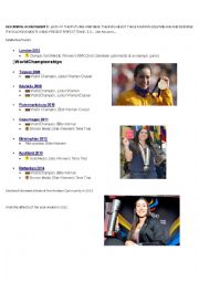 English Worksheet: ACHIEVEMENTS DESCRIPTION