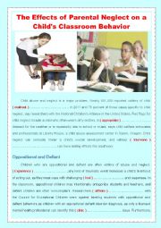 The Effects of Parental Neglect on a Child´s Classroom Behavior