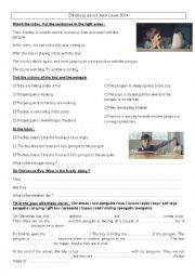 English Worksheet: Christmas advert John Lewis 2014