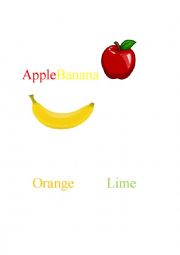 English Worksheet: Colors and Items