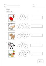 English Worksheet: Farm Animals