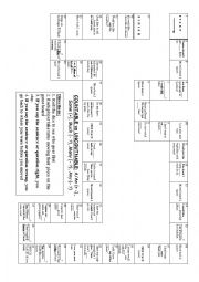 English Worksheet: COUNTABLE and UNCOUNTABLE game board