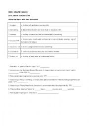English Worksheet: BBC 6 MINUTE ENGLISH - DEALING WITH BOREDOM (key included)