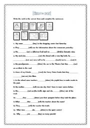 English Worksheet: Present simple